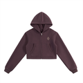 Women's Cropped Zip-Up Hoodie