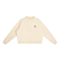 Woman's Fleece Mock-Neck Crew Sweatshirt