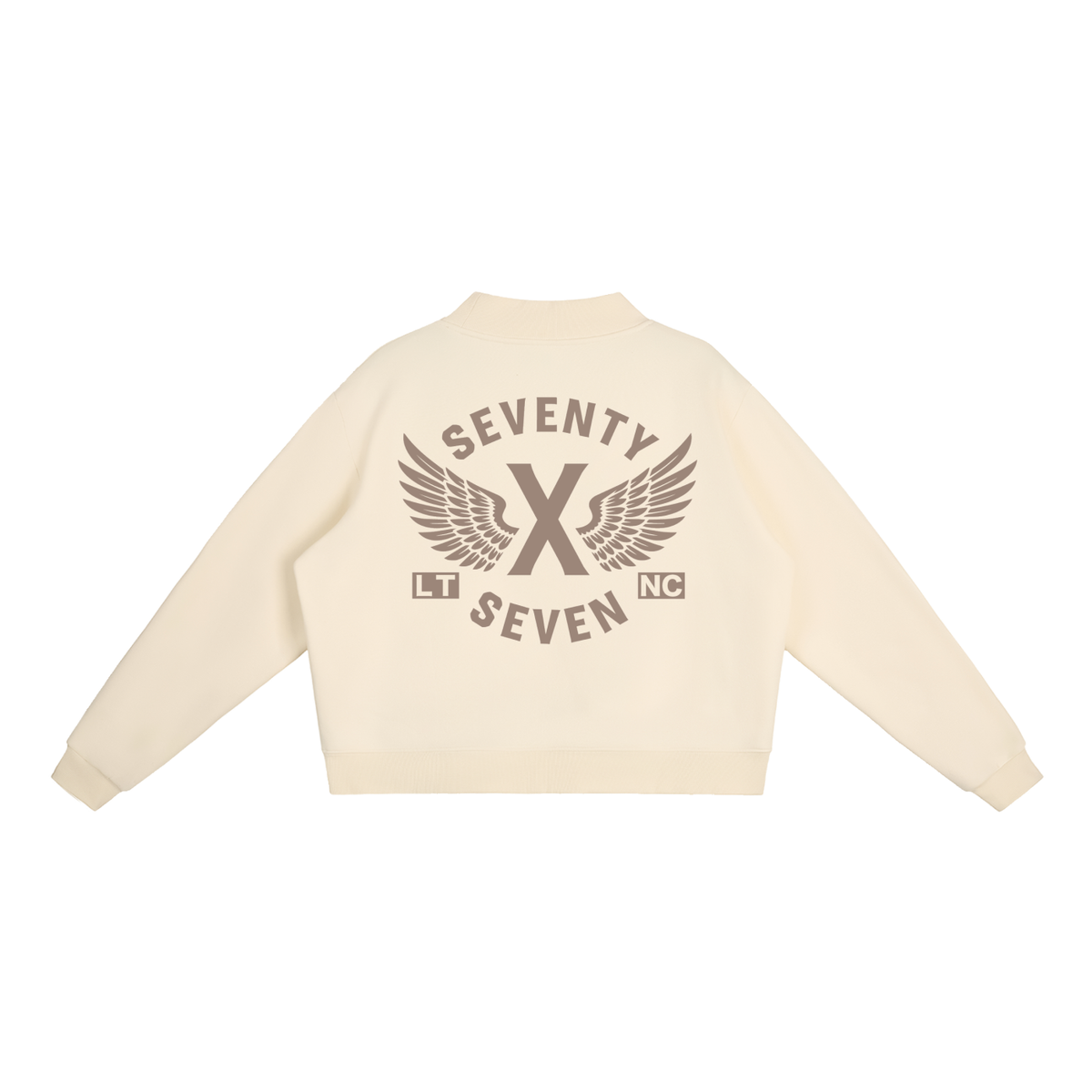 Woman's Fleece Mock-Neck Crew Sweatshirt